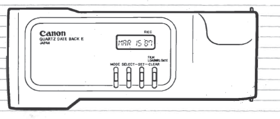 Canon Data back E