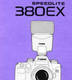 Canon Speedlite 380EX flash Bedienungsanleitung