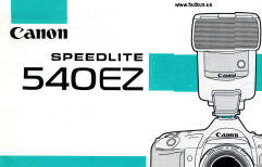 Canon 540EZ Flash instructions, Bedienungsanleitung, Mode D'Emploi
