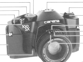 CARENA100SX 35mm camera instructions, Mode D'Emploi