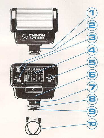 Chinon Auto S-280 flash