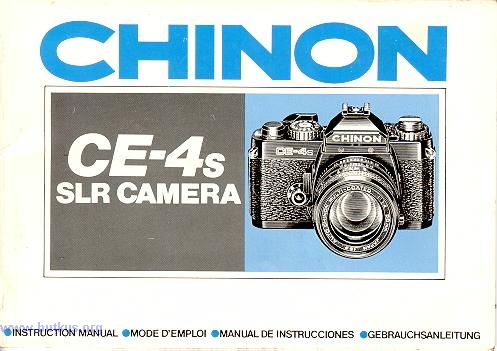 Las instrucciones de uso Chinon ce-4 COMPAKT 35mm Electronic SLR Camera 