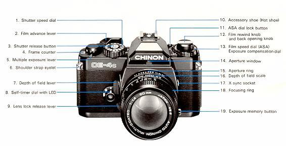 Chinon CE-4 camera
