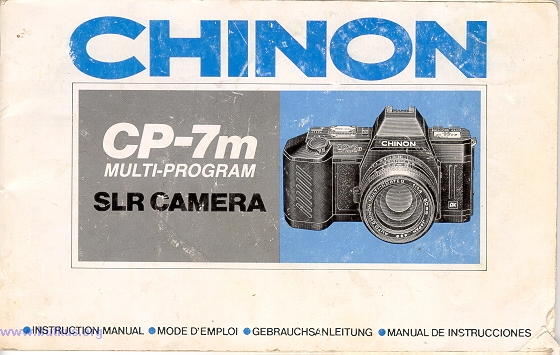 Chinon CP-7m Bedienungsanleitung