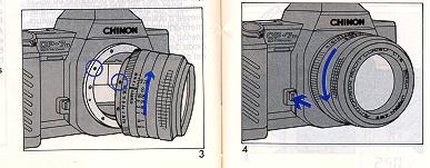 Chinon CP-7m camera