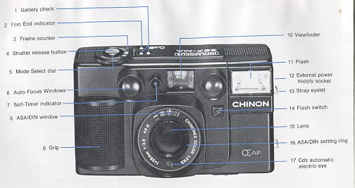 Chinon Intrafocus 35F-MA camera