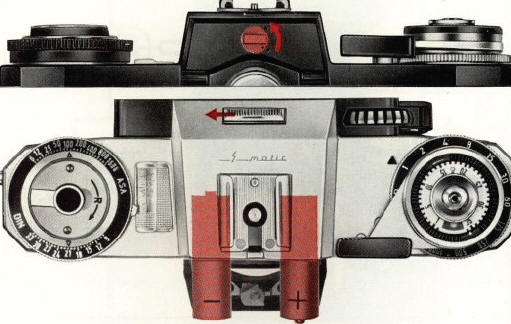 Zeiss Ikon Contarex Super Electronic camera manual, Bedienungsanleitung