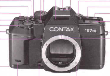 Contax 167 MT camera manual, Mode D'Emploi