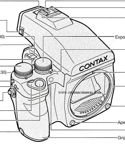 Contax 645 camera