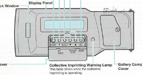 Contax Data Back D-10 Quartz instructions, Bedienungsanleitung 