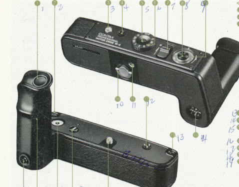 Contax Professional Motor Drive W-6 instructions