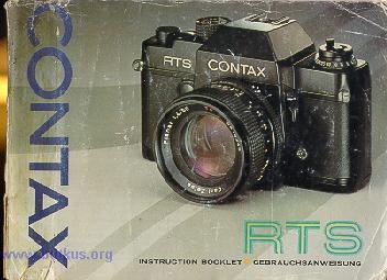 Contax RTS camera