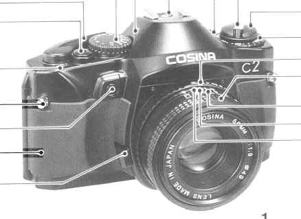 Cosina C2 camera manual, Manual de Instrucciones