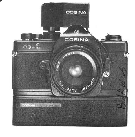 Cosina CS-1 camera manual, Mode D'Emploi