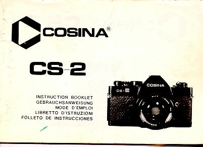 cosina cs 2 camera manual, Manual de Instrucciones