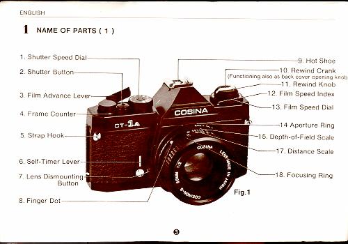 COSINA CT-1A camera