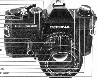 Cosina Hi-Lite 405 camera instructions, Manual de Instrucciones