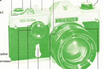 Cosina Hi-Lite Spot Focusing camera manual, Mode d'emploi
