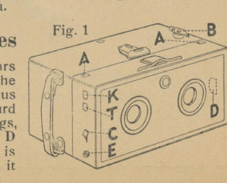 EHO roll film stereo box camera