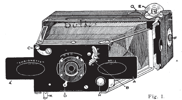 Ensign Ensignette camera