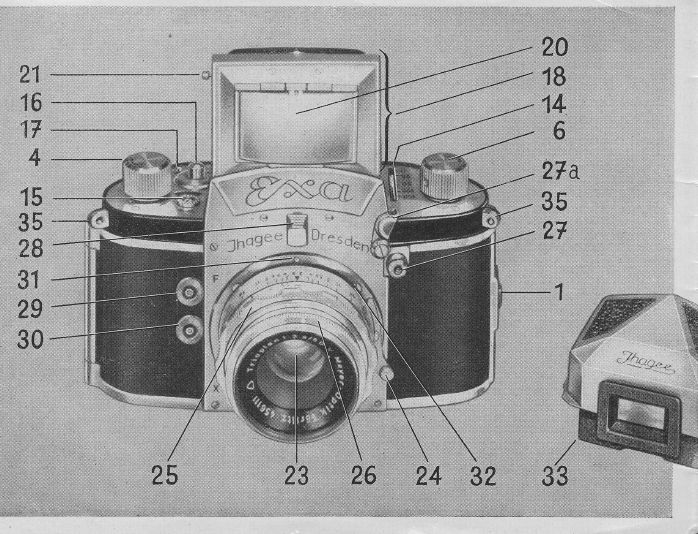 EXA 24X35mm camera