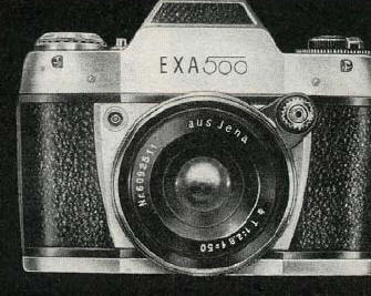 EXA 500 camera manual, Bedienungsanleitung