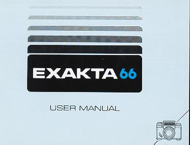 Exakta 66 camera manual, Bedienungsanleitung