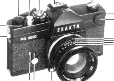 EXAKTA FE 2000 camera manual, Mode d'emploi