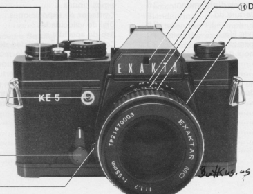 EXAKTA KE 5 / KE 4 camera manual, Manual de Instrucciones