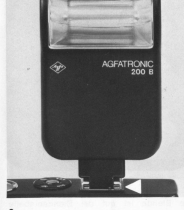 Agfa Agfatronic 200 B instructions, Bedienungsanleitung