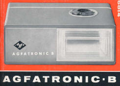 agfa Agfatronic B instructions, handleiding