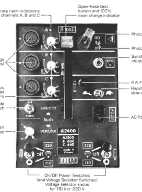 Belcar A1200 / A2400 / A5000 Flash Unit