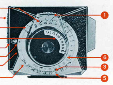 Exakta Travemat meter instructions, Bedienungsanleitung