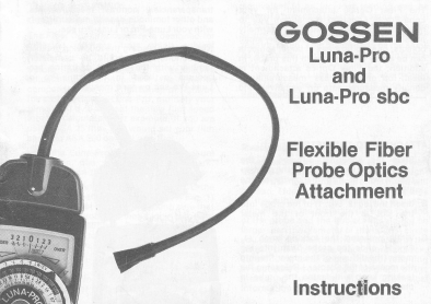 Gossen Light Meters