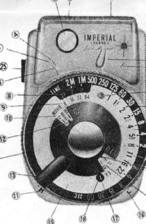 Imperial View-Finder Cds light Meter