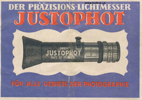 DREM Justophot light meter Bedienungsanleitung