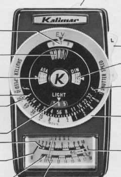 Kalimar CdS 31 exposure meter