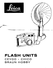 Leica CEYOO - CHICO - Braun Hobby Flash Units 