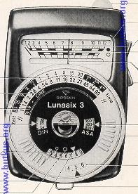 Gossen LUNASIX 3 light meter instructions, Lunasix 3 / 3s Bedienungsanleitung