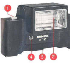 Minox MT 35 electronic flash instructions, Bedienungsanleitung