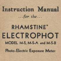RHAMSTINE Electropot instructions