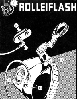 Rolleiflash electronic flash instructions, Manual de Instrucciones