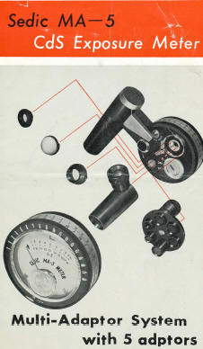 Sedic MA-5 CdS meter