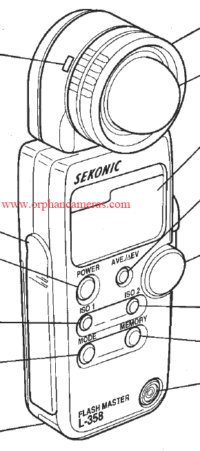 SEKONIC Flash Master L-358 instructions, Manual de Instrucciones