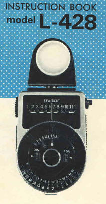 Sekonic L-428 instructions, Manual de Instrucciones