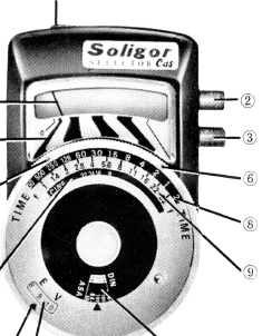 Soligor Selector CDs Light Meter