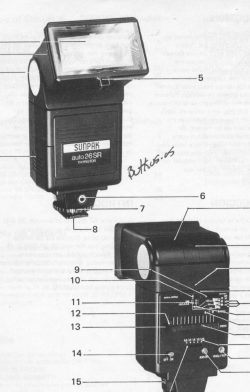 Sunpak Auto 26SR, Sunpak Auto 260 electronic flash instructions, Manual de Instrucciones