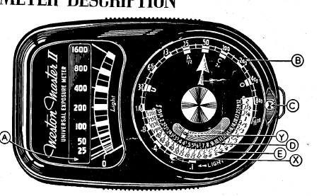 Weston Model 735 light meter