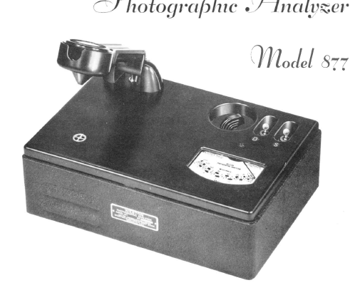 Weston WESTON Photographic Analyzer Exposure Meters