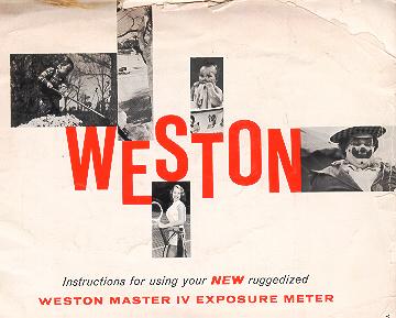 WESTON MASTER IV Meters